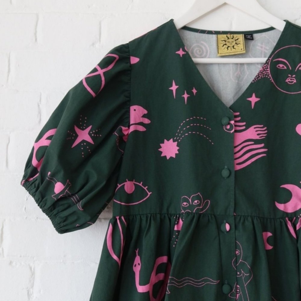 Lazy Oaf x Laura Callaghan Hidden Symbols Dress - Picture 4 of 5